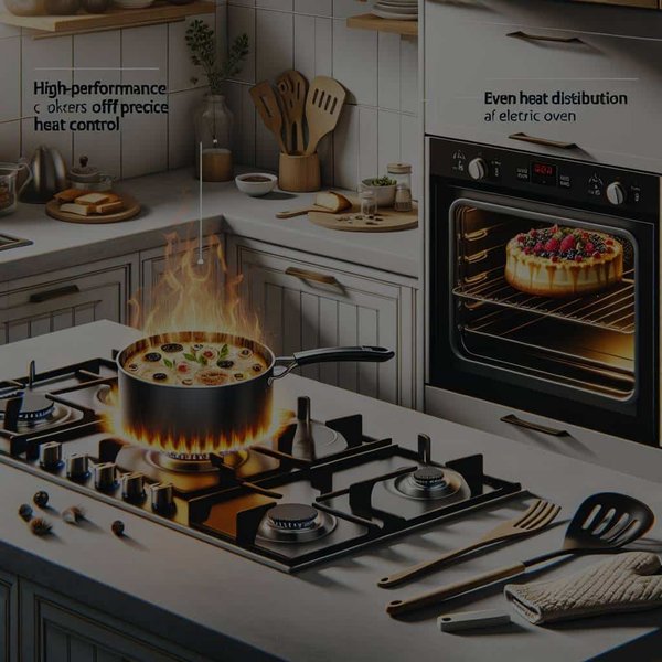 Quels sont les avantages d'une cuisinière à gaz avec four électrique ?