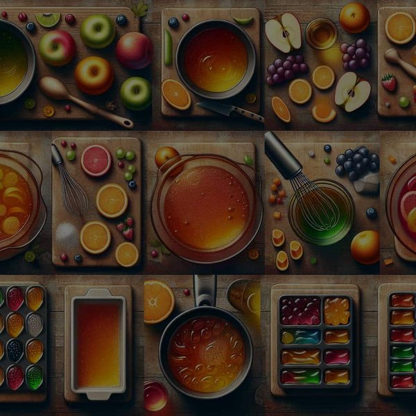 Comment préparer des bonbons gélifiés maison aux jus de fruits naturels ?